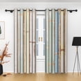 thumbnail image 1 of Lfeey Blackout Curtains, Top Grommets for Bedroom/Living Room, Vintage Brown, 42x84 inch, Set of 2, 1 of 6