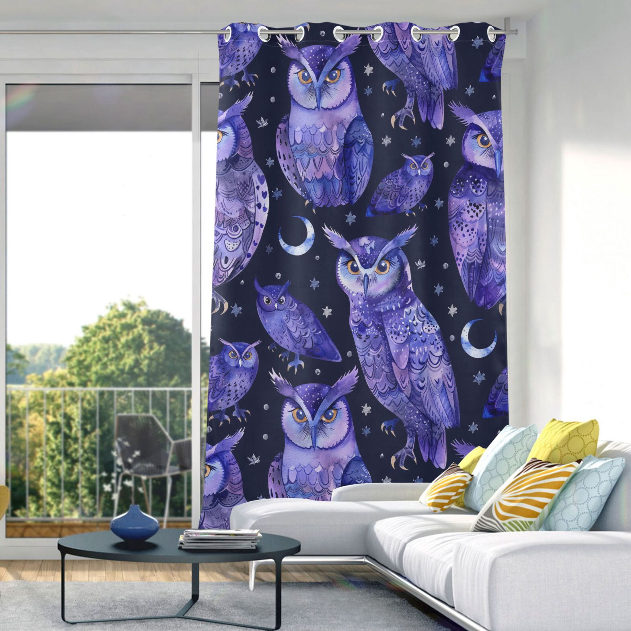 Blackout Curtains Window Curtain for Bedroom Living Room 1 Panel 82"x42 ...