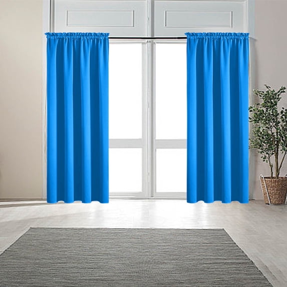 Blackout Curtains for Bedroom - 63" W x 52" L Curtain Panel Pair | Noise Reducing & Thermal Insulated Room Darkening Window Drapes, Set of 1