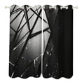 thumbnail image 1 of Blackout Curtains for Bedroom Geometric Lattice Full Room Darkening Grommet Curtains for Living Room,Thermal Insulated Ombre Drapes, 1 of 7