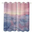 thumbnail image 1 of Blackout Curtains for Bedroom Glacier Full Room Darkening Grommet Curtains for Living Room,Thermal Insulated Ombre Drapes, 1 of 7