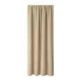 thumbnail image 1 of Blackout Curtains for Bedroom & Kitchen | Thermal Insulated Energy Saving Soundproof Window Treatments | Solid Color Silk Curtain Panel, 1 of 3