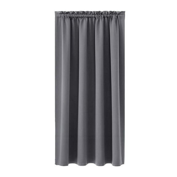 Blackout Curtains for Bedroom & Kitchen | Thermal Insulated Energy Saving Window Curtains | Solid Color Silk Curtains | 1 Panel