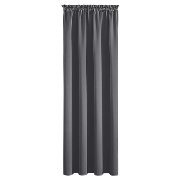 Blackout Curtains for Bedroom, Solid Thermal Insulated Room Darkening Rod Pocket Window Treatment Curtains Blackout Drapes, W63 x L52 Inch
