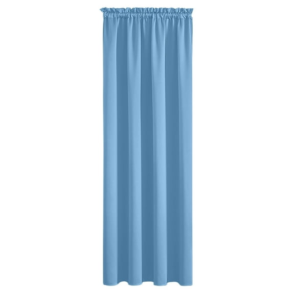 Blackout Curtains for Bedroom, Solid Thermal Insulated Room Darkening Rod Pocket Window Treatment Curtains Blackout Drapes, W63 x L52 Inch