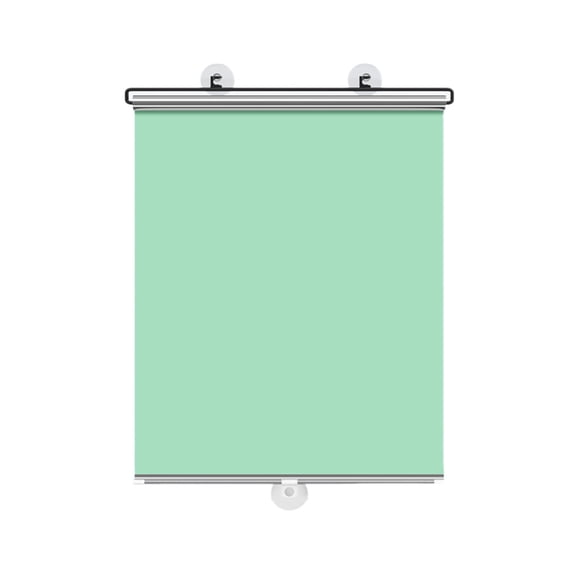 Blackout Curtains with Suction Cups, Wide Sunscreen Roller Blinds, Automatic Retractable Sunshade, Free-Perforated, Blinds for Doors and Windows
