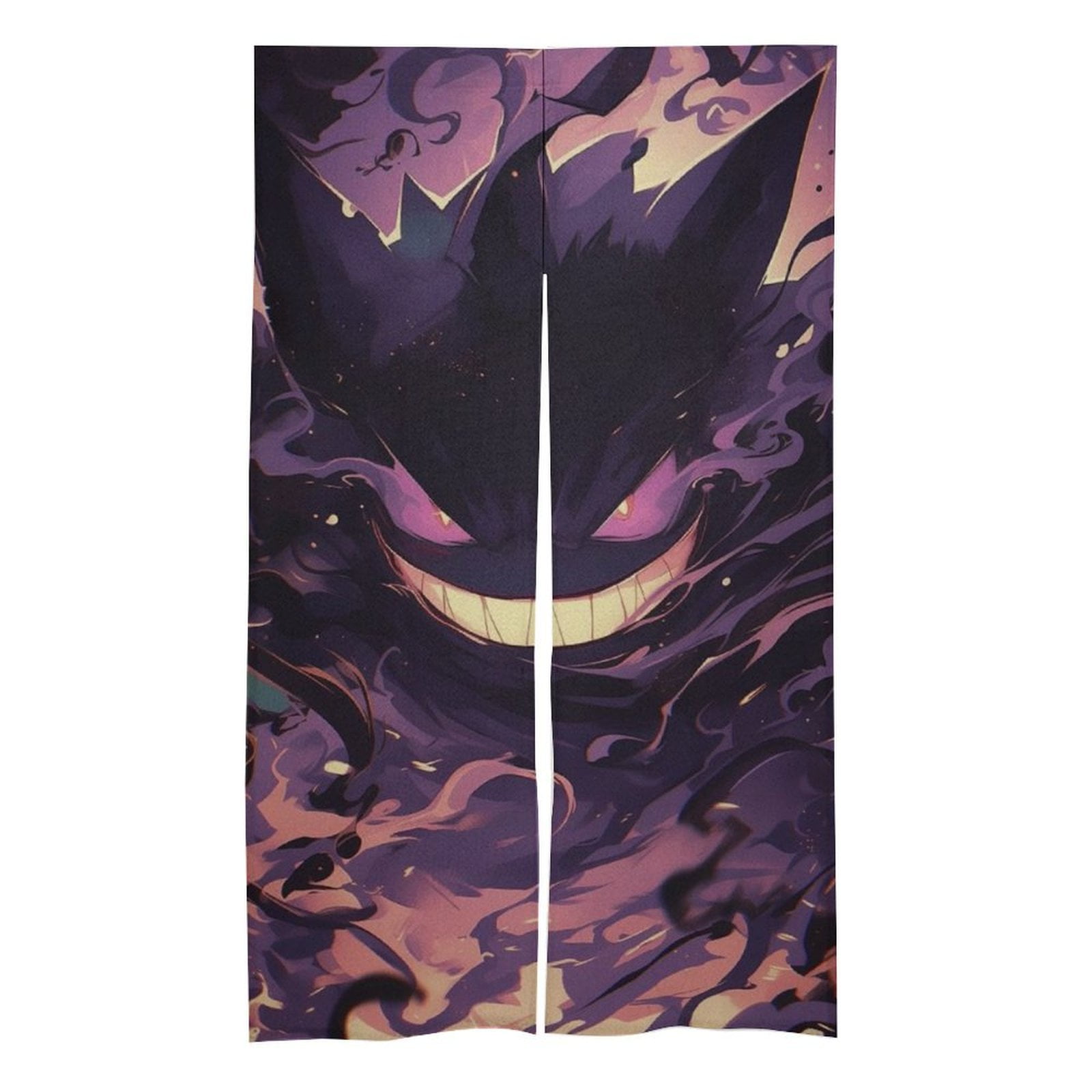 Blackout Door Curtain Doorway Curtain Cartoon Cute Pokemon Divider Curtains for Bedroom Energy Saving Thermal Drapes French Door Drape Sliding Closet Shade 57 × 34 Inches