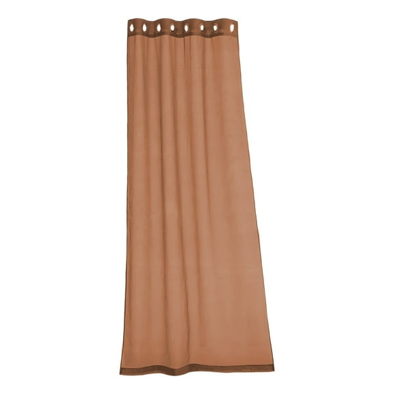 Blackout Door Curtains for Doorway Privacy, Grommet Closet Curtains, Thermal Insulated Temporary Door Cover Room Divider Curtain, Coffee