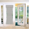 thumbnail image 1 of Blackout Door Window Curtains, Privacy Front Door Curtains for Glass Door, Thermal Insulated Shades Window Covering, 26" x 68", 1 Panel, Gray, 1 of 5