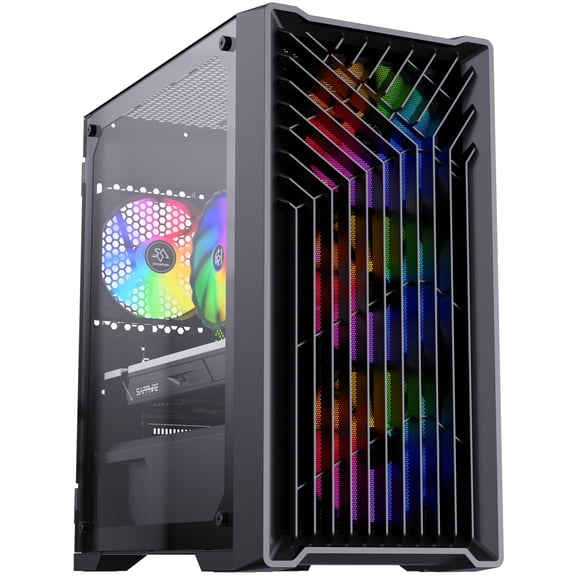 Blackout Computers Eclipse V3 Gaming PC, Intel 12th Gen, RX 580, 16GB DDR5, 1TB SSD