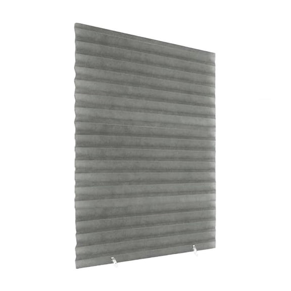 Blackout Folding Blinds for Windows - 60 x 150cm PVC Privacy Blinds in Black, Grey, or White