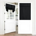 thumbnail image 1 of Blackout French Door Curtain,Privacy Thermal Insulated Door Window Curtain for Glass Door/Front Door/Sliding Door/Patio Door 1 Panel (W26XL40,Black), 1 of 8