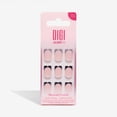 thumbnail image 1 of DIGI by Glamnetic Short Square Artificial Press-on Nails, Blackout French, 24 Pieces, 1 of 12