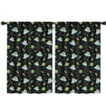 thumbnail image 1 of Blackout Kids Curtains,Alien UFO Black Pattern Children's Insulated Curtains Set Of 2,Bedroom Essentials,Toddler Room Decor 42"x63", 1 of 5