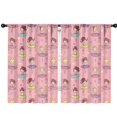 thumbnail image 1 of Blackout Kids Curtains,Ballet Princess Pattern Childrens Insulated Curtains Set Of 2,Bedroom Essentials,Toddler Room Decor 42"x63", 1 of 5