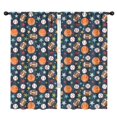 thumbnail image 1 of Blackout Kids Curtains,Baseball Football Pattern Childrens Insulated Curtains Set Of 2,Bedroom Essentials,Toddler Room Decor 42"x84", 1 of 5