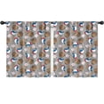 thumbnail image 1 of Blackout Kids Curtains,Baseball Items Pattern Childrens Insulated Curtains Set Of 2,Bedroom Essentials,Toddler Room Decor 52"x63", 1 of 5