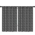 thumbnail image 1 of Blackout Kids Curtains,Baseballs Quotes Black Pattern Children's Insulated Curtains Set Of 2,Bedroom Essentials,Toddler Room Decor 52"x84", 1 of 5