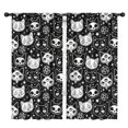thumbnail image 1 of Blackout Kids Curtains,Bat Silhouette Halloween Pattern Childrens Insulated Curtains Set Of 2,Bedroom Essentials,Toddler Room Decor 42"x84", 1 of 5