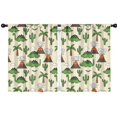 thumbnail image 1 of Blackout Kids Curtains,Beige Cartoon Dinosaurs Volcanoes Cacti Pattern Childrens Insulated Curtains Set Of 2,Bedroom Essentials,Toddler Room Decor 42"x54", 1 of 5