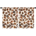 thumbnail image 1 of Blackout Kids Curtains,Beige Footballs and Numbers Pattern Childrens Insulated Curtains Set Of 2,Bedroom Essentials,Toddler Room Decor 42"x54", 1 of 5