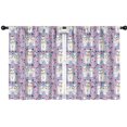 thumbnail image 1 of Blackout Kids Curtains,Bichon Dog Purple Florals Childrens Insulated Curtains Set Of 2,Bedroom Essentials,Toddler Room Decor 42"x54"(106x137cm), 1 of 4