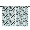 thumbnail image 1 of Blackout Kids Curtains,Bigfoot and Mountain Blue Pattern Children's Insulated Curtains Set Of 2,Bedroom Essentials,Toddler Room Decor 42"x63", 1 of 5