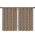 thumbnail image 1 of Blackout Kids Curtains,Bigfoot and Silhouette Brown Pattern Children's Insulated Curtains Set Of 2,Bedroom Essentials,Toddler Room Decor 42"x63", 1 of 5