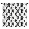 thumbnail image 1 of Blackout Kids Curtains,Bigfoot and Silhouette White Pattern Children's Insulated Curtains Set Of 2,Bedroom Essentials,Toddler Room Decor 42"x84", 1 of 5