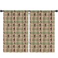 thumbnail image 1 of Blackout Kids Curtains,Bigfoot and Tree Brown Pattern Children's Insulated Curtains Set Of 2,Bedroom Essentials,Toddler Room Decor 52"x84", 1 of 5