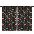 thumbnail image 1 of Blackout Kids Curtains,Black Cartoon Dinosaurs Roar Pattern Childrens Insulated Curtains Set Of 2,Bedroom Essentials,Toddler Room Decor 52"x84", 1 of 5