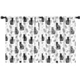thumbnail image 1 of Blackout Kids Curtains,Black Cat and Butterfly White Pattern Children's Insulated Curtains Set Of 2,Bedroom Essentials,Toddler Room Decor 42"x54", 1 of 5