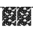 thumbnail image 1 of Blackout Kids Curtains,Black Dinosaurs Leaves Stars Pattern Childrens Insulated Curtains Set Of 2,Bedroom Essentials,Toddler Room Decor 42"x54", 1 of 5