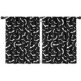 thumbnail image 1 of Blackout Kids Curtains,Black Halloween Bats with White Childrens Insulated Curtains Set Of 2,Bedroom Essentials,Toddler Room Decor 42"x54", 1 of 5