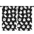 thumbnail image 1 of Blackout Kids Curtains,Black Halloween Ghosts Childrens Insulated Curtains Set Of 2,Bedroom Essentials,Toddler Room Decor 52"x84", 1 of 5