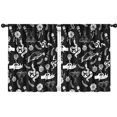thumbnail image 1 of Blackout Kids Curtains,Black Hand Flower Snake Pattern Childrens Insulated Curtains Set Of 2,Bedroom Essentials,Toddler Room Decor 42x54in(106x137cm), 1 of 5