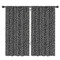 thumbnail image 1 of Blackout Kids Curtains,Black Leopard Print Childrens Insulated Curtains Set Of 2,Bedroom Essentials,Toddler Room Decor 42"x84"(106x213cm), 1 of 4