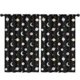 thumbnail image 1 of Blackout Kids Curtains,Black Planet Moon Pattern Childrens Insulated Curtains Set Of 2,Bedroom Essentials,Toddler Room Decor 52x84in(132x213cm), 1 of 5