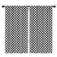 thumbnail image 1 of Blackout Kids Curtains,Black and White Checkered Childrens Insulated Curtains Set Of 2,Bedroom Essentials,Toddler Room Decor 42"x84"(106x213cm), 1 of 4