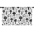 thumbnail image 1 of Blackout Kids Curtains,Black and White Mushroom Childrens Insulated Curtains Set Of 2,Bedroom Essentials,Toddler Room Decor 52x63in(132x160cm), 1 of 4