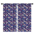 thumbnail image 1 of Blackout Kids Curtains,Blue Cartoon Rainbow Lips Ice Cream Diamond Childrens Insulated Curtains Set Of 2,Bedroom Essentials,Toddler Room Decor 42"x84", 1 of 5