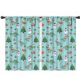 thumbnail image 1 of Blackout Kids Curtains,Blue Christmas Dinosaurs Snowmen Pattern Childrens Insulated Curtains Set Of 2,Bedroom Essentials,Toddler Room Decor 42"x63", 1 of 5