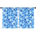 thumbnail image 1 of Blackout Kids Curtains,Blue Dog Paw Footprint Childrens Insulated Curtains Set Of 2,Bedroom Essentials,Toddler Room Decor 42"x54"(106x137cm), 1 of 4