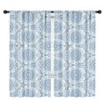 thumbnail image 1 of Blackout Kids Curtains,Blue Ethnic Mandala Pattern Childrens Insulated Curtains Set Of 2,Bedroom Essentials,Toddler Room Decor 42x84in(106x213cm), 1 of 5