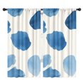 thumbnail image 1 of Blackout Kids Curtains,Blue and Grey Abstract Art Artwork Childrens Insulated Curtains Set Of 2,Bedroom Essentials,Toddler Room Decor 42x84in(106x213cm), 1 of 4
