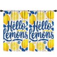 thumbnail image 1 of Blackout Kids Curtains,Blue Lemon Childrens Insulated Curtains Set Of 2,Bedroom Essentials,Toddler Room Decor 52x84in(132x213cm), 1 of 4