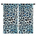 thumbnail image 1 of Blackout Kids Curtains,Blue Leopard Print Childrens Insulated Curtains Set Of 2,Bedroom Essentials,Toddler Room Decor 42"x84", 1 of 5