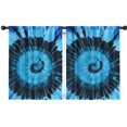 thumbnail image 1 of Blackout Kids Curtains,Blue Tie Dye Mandala Pattern Childrens Insulated Curtains Set Of 2,Bedroom Essentials,Toddler Room Decor 42"x54", 1 of 5