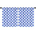 thumbnail image 1 of Blackout Kids Curtains,Blue and White Checkered Pattern Childrens Insulated Curtains Set Of 2,Bedroom Essentials,Toddler Room Decor 52"x63", 1 of 5