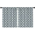 thumbnail image 1 of Blackout Kids Curtains,Blue and White Intricate Pattern Childrens Insulated Curtains Set Of 2,Bedroom Essentials,Toddler Room Decor 42"x54", 1 of 5